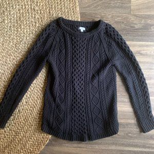 LL Bean Signature Cotton Fishermans Sweater Tunic